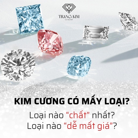 Kim Cương Có Mấy Loại? Loại nào có giá trị/dễ mất giá nhất?