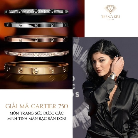 Nhẫn Cartier 750 - Chất liệu "kiến tạo" nên thương hiệu