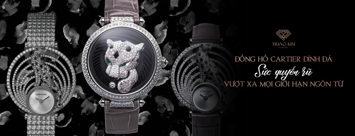 Đồng hồ Cartier đính đá - Sự quyến rũ ngôn từ khó diễn tả