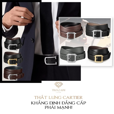 Thắt lưng Cartier - Khẳng định đẳng cấp đàn ông đích thực