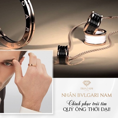 Nhẫn Bvlgari nam - Biểu tượng độc chiếm tình cảm mọi quý ông