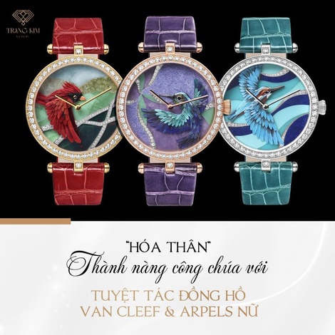 Hóa thân thành "công chúa" với đồng hồ Van Cleef & Arpels nữ