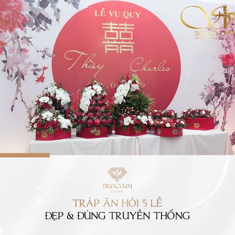 [Tổng hợp] 10+ Tráp ăn hỏi 5 lễ đơn giản - đẹp -  đúng truyền thống