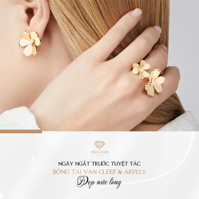 "Nao lòng" trước những tuyệt tác bông tai Van Cleef & Arpels