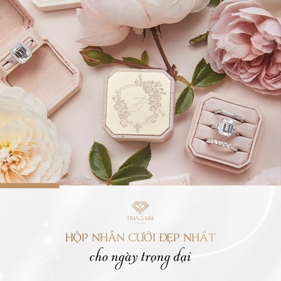 5+ Concept Hộp nhẫn cưới Siêu đẹp trong ngày cưới trọng đại