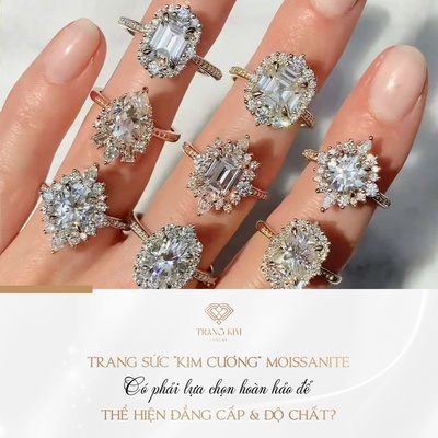 "Trang Sức Kim Cương Moissanite": Có phải lựa chọn hoàn hảo?