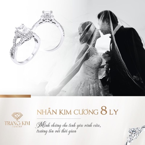Nhẫn Kim Cương 8 Ly - Minh chứng của một tình yêu vĩnh cửu