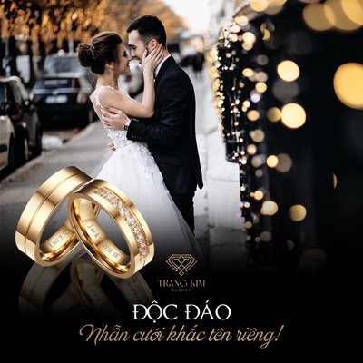 [Lưu ngay] 5+ Ý tưởng nhẫn cưới khắc tên độc đáo - HOT 2023
