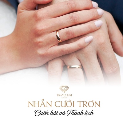 5+ Xu hướng nhẫn cưới trơn đẹp mê ly - thanh lịch - mới nhất 2023