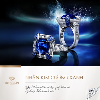 Nhẫn Kim Cương Xanh: Vẻ đẹp quý hiếm cùng kỹ thuật tinh xảo