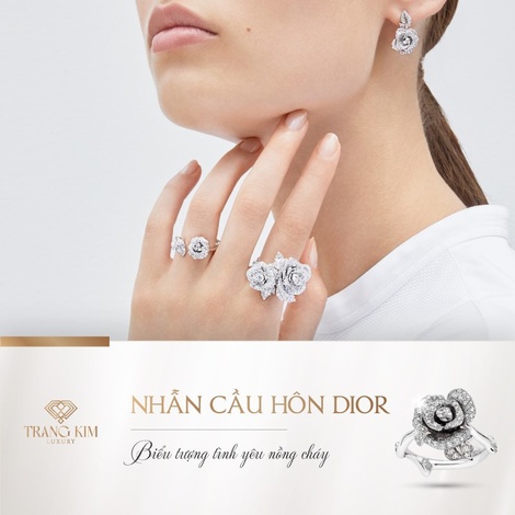 Nhẫn Cầu Hôn Dior - Biểu tượng của tình yêu "nồng cháy"!