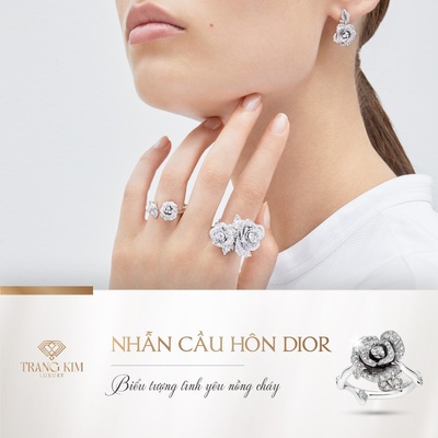 Nhẫn Cầu Hôn Dior - Biểu tượng của tình yêu "nồng cháy"!