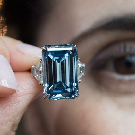 The Oppenheimer Blue – Viên kim cương xanh dương đắt giá nhất hành tinh