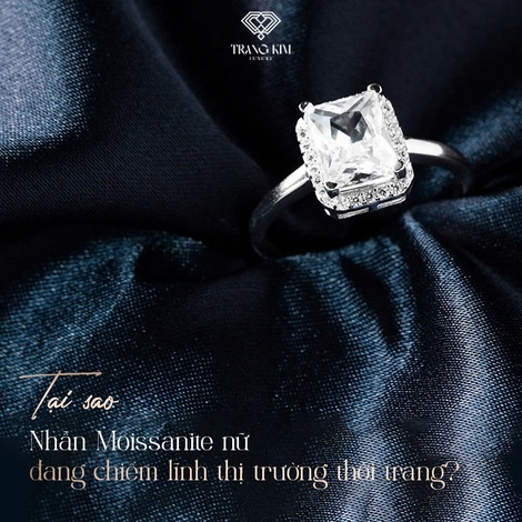 Tại sao nhẫn Moissanite nữ đang chiếm lĩnh thị trường thời trang?