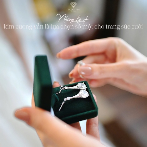 Những lý do kim cương vẫn là lựa chọn số một cho trang sức cưới