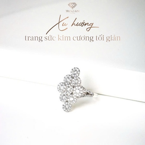Xu hướng trang sức kim cương tối giản