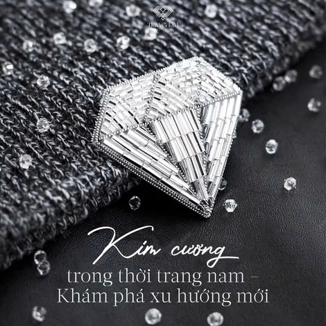 Kim cương trong thời trang nam – Khám phá xu hướng mới