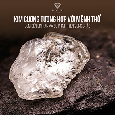 Kim cương tương hợp với mệnh Thổ – Đem đến bình an và sự phát triển vững chắc