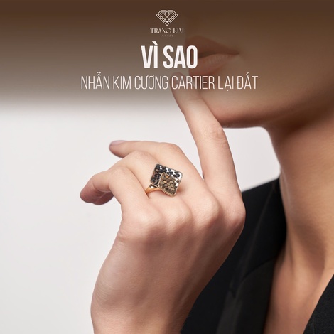 Vì sao nhẫn kim cương Cartier lại đắt