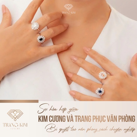 Sự hòa hợp giữa kim cương và trang phục văn phòng – Bí quyết tạo nên phong cách chuyên nghiệp