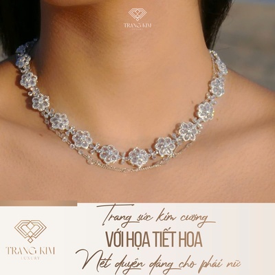 Trang sức kim cương với họa tiết hoa – Nét duyên dáng cho phái nữ