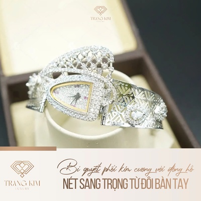 Bí quyết phối kim cương với đồng hồ – Nét sang trọng từ đôi bàn tay