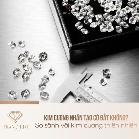 Kim cương nhân tạo có đắt không? So sánh với kim cương thiên nhiên