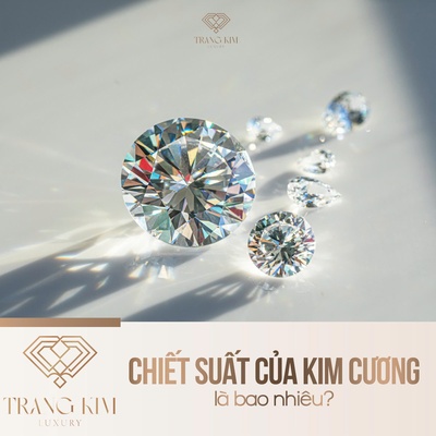Chiết suất của kim cương là bao nhiêu?