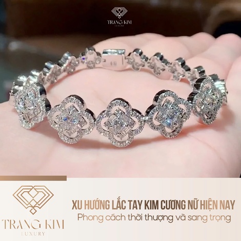 Xu hướng lắc tay kim cương nữ hiện nay – Phong cách thời thượng và sang trọng