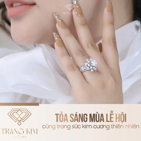 Tỏa sáng mùa lễ hội cùng trang sức kim cương thiên nhiên