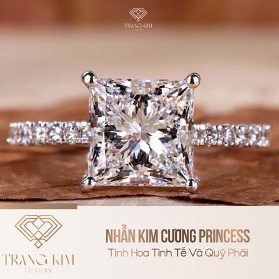 Nhẫn Kim Cương Princess - Tinh Hoa Tinh Tế Và Quý Phái