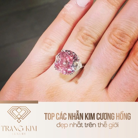 Top các nhẫn kim cương hồng đẹp nhất trên thế giới