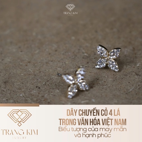 Dây chuyền cỏ 4 lá trong văn hóa Việt Nam – Biểu tượng của may mắn và hạnh phúc