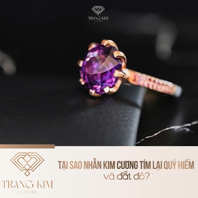 Tại sao nhẫn kim cương tím lại quý hiếm và đắt đỏ?