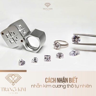 Cách nhận biết nhẫn kim cương thô tự nhiên