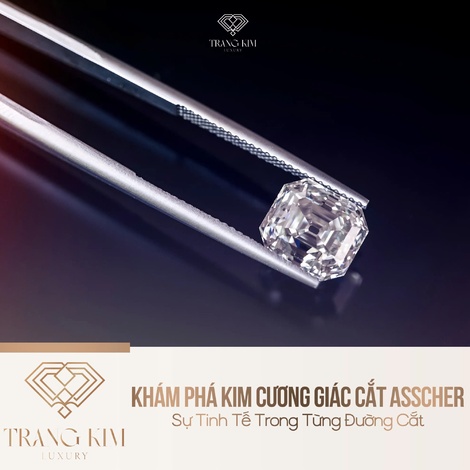 Khám Phá Kim Cương Giác Cắt Asscher – Sự Tinh Tế Trong Từng Đường Cắt