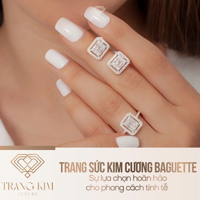 Trang sức kim cương Baguette – Sự lựa chọn hoàn hảo cho phong cách tinh tế