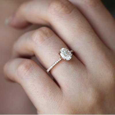 Vẻ Đẹp Của Giác Cắt Kim Cương Oval