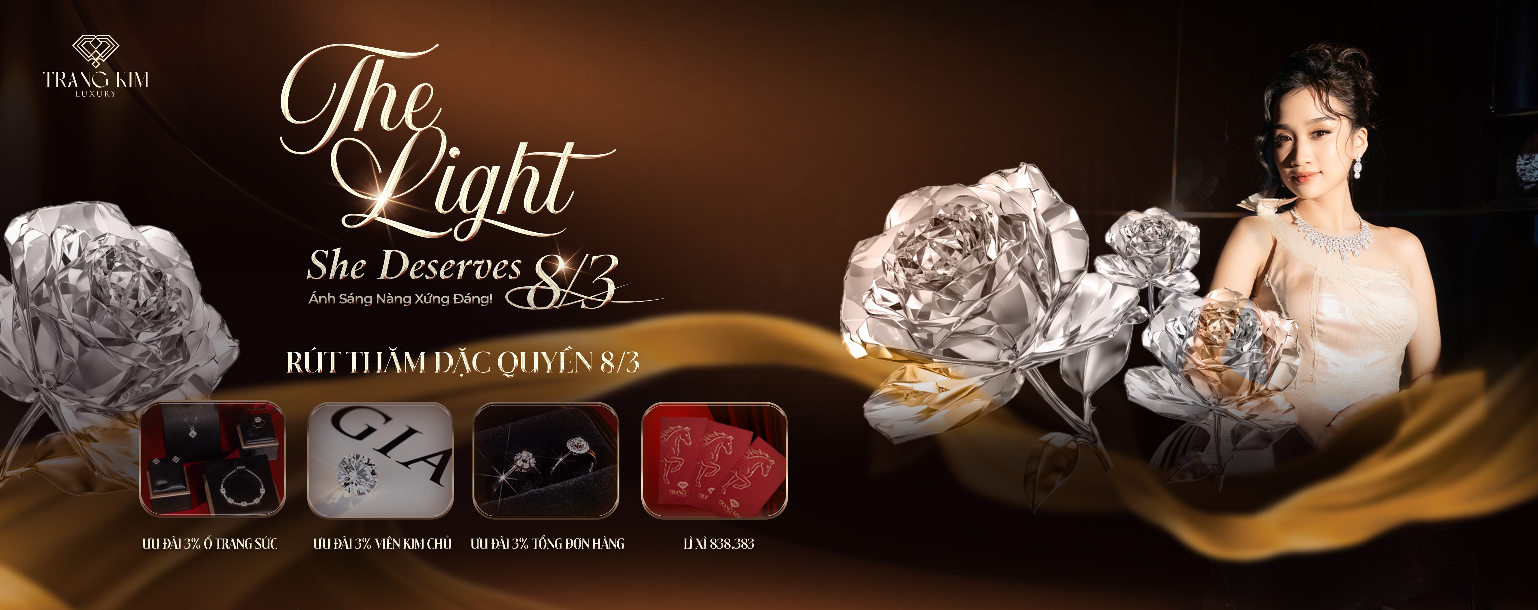 THE LIGHT SHE DESERVES 8/3: Ánh Sáng Nàng Xứng Đáng! ♥︎