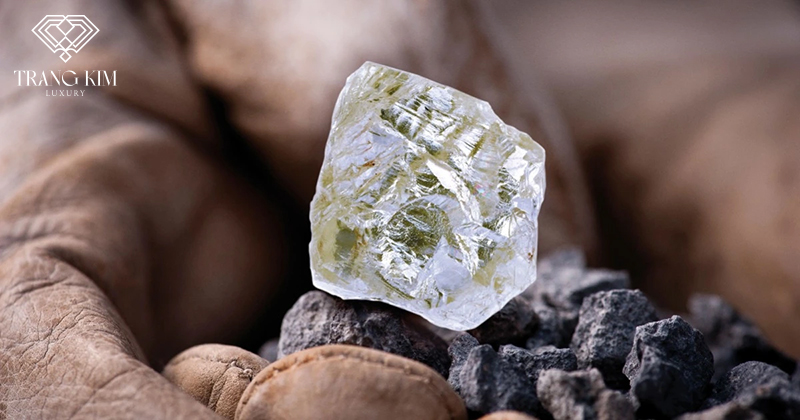 Kim cương tự nhiên là dạng thức cứng nhất của Carbon