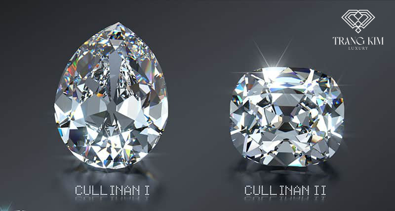 Kim cương Cullinan I và II - Hai trong những viên kim cương đắt nhất thế giới, có trọng lượng lên tới 530.4 carat và được định giá 4 triệu USD