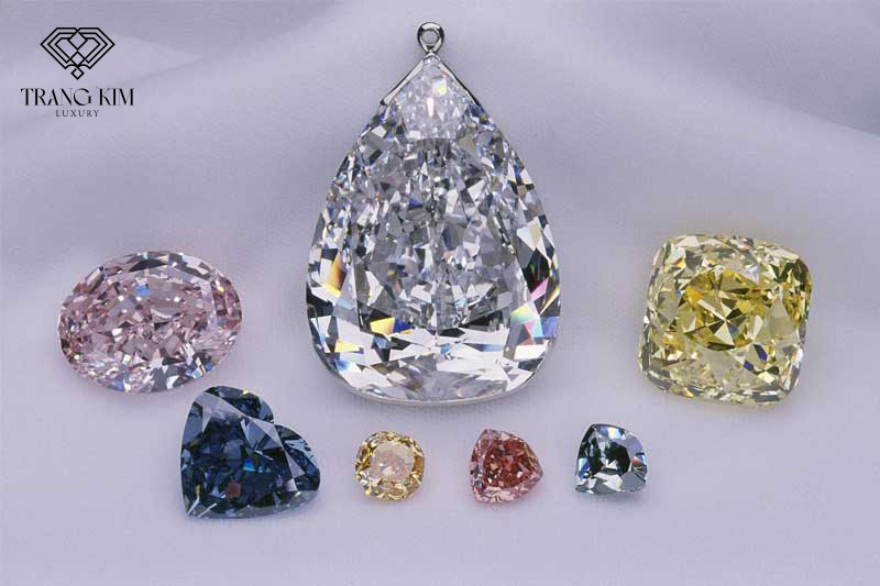 Kim cương tự nhiên mang nhiều màu sắc quý hiếm