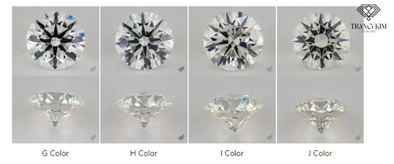 Nhóm kim cương gần như không màu G, H, I, J