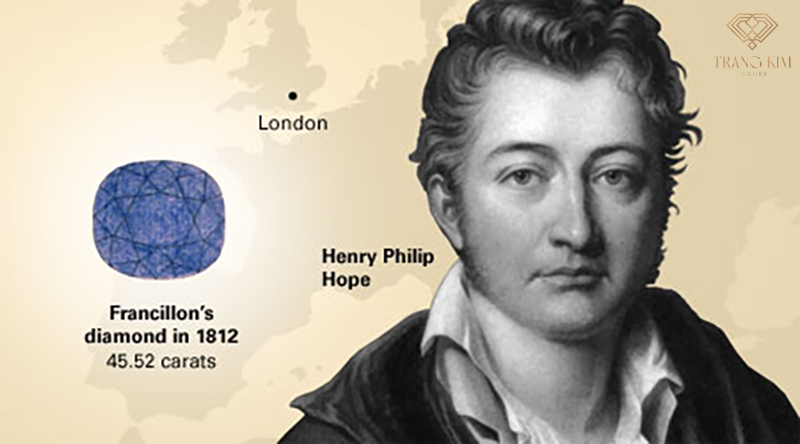 Chân dung Henry Philip Hope gắn liền với viên kim cương bị ''nguyền rủa''