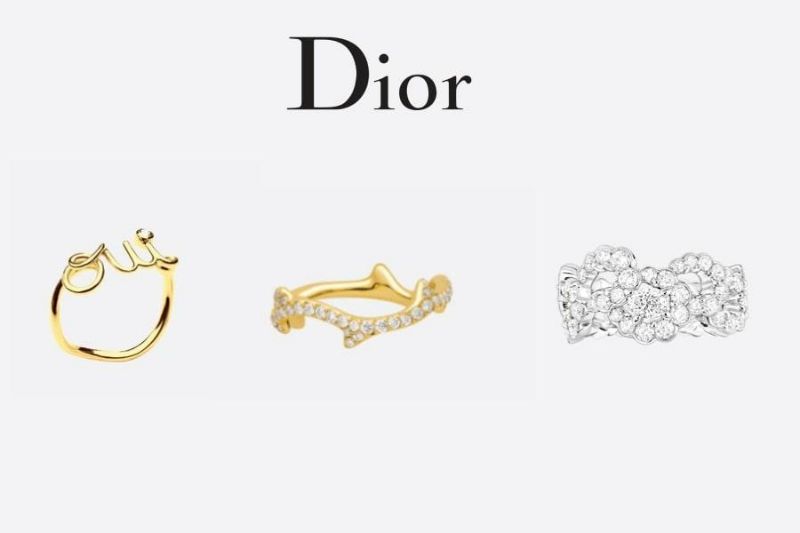 Tổng thích hợp Nhẫn Cưới Dior giá cả tương đối mềm hút khách mon 62023  BeeCost