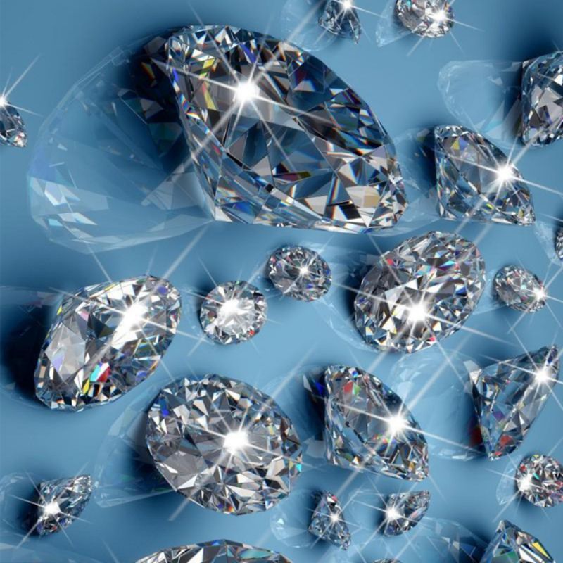 Độ lấp lánh của kim cương là một yếu tố quan trọng thể hiện giá trị của tác phẩm này