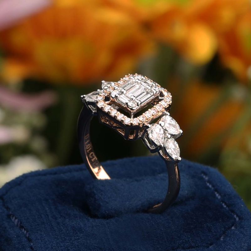 Chiếc nhẫn từ kim cương tự nhiên đỉnh cao thanh lịch và quý giá