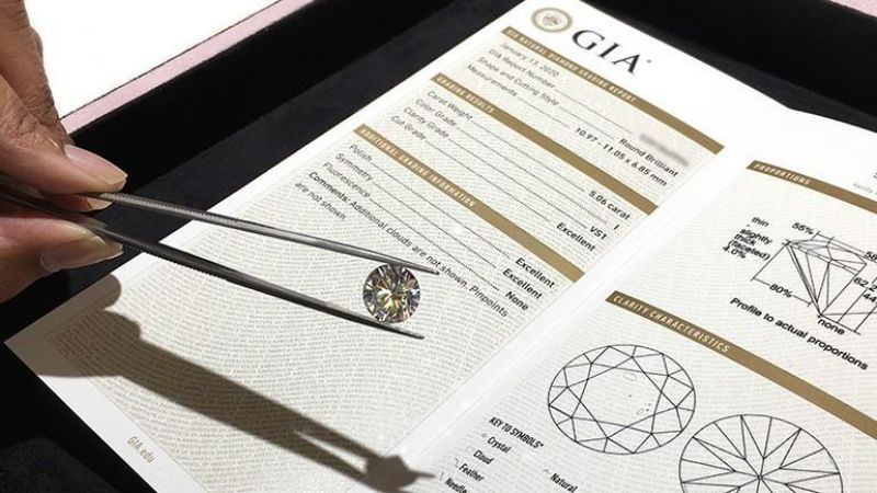 Chứng nhận kim cương GIA được coi là “tờ căn cước” uy tín hàng đầu thế giới về đặc điểm nhận dạng và chất lượng của viên kim cương, giúp người mua và bán phần nào định giá được chúng, nhưng ngoài thị trường vẫn rất nhiều loại kim cương không được cấp chứng nhận này
